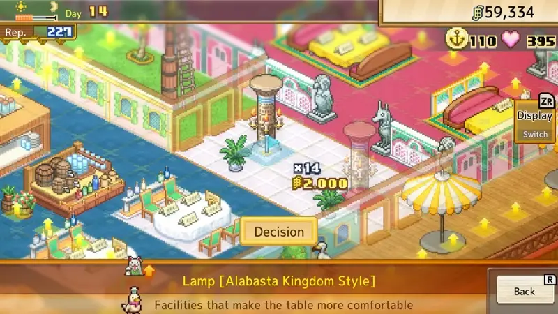 Restaurant interior from the official Steam screenshots